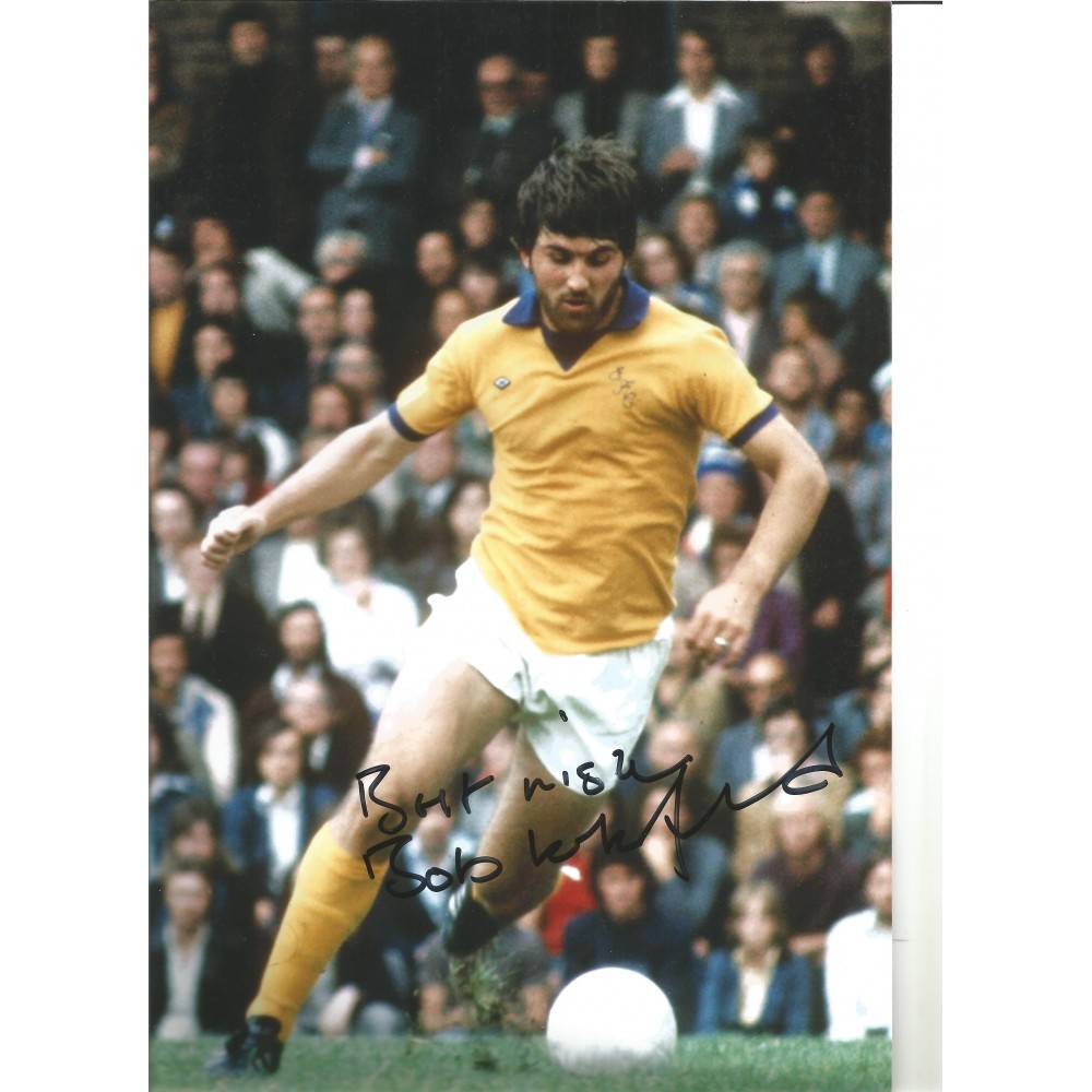 Bob Latchford Everton Signed 10 x 8 inch football photo. Bob Latchford Everton Signed 10 x 8 inch football photo.