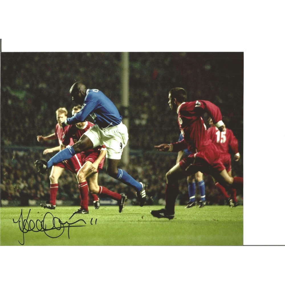 Kevin Campbell Everton Signed 10 x 8 inch football photo. Kevin Campbell Everton Signed 10 x 8 inch football photo.