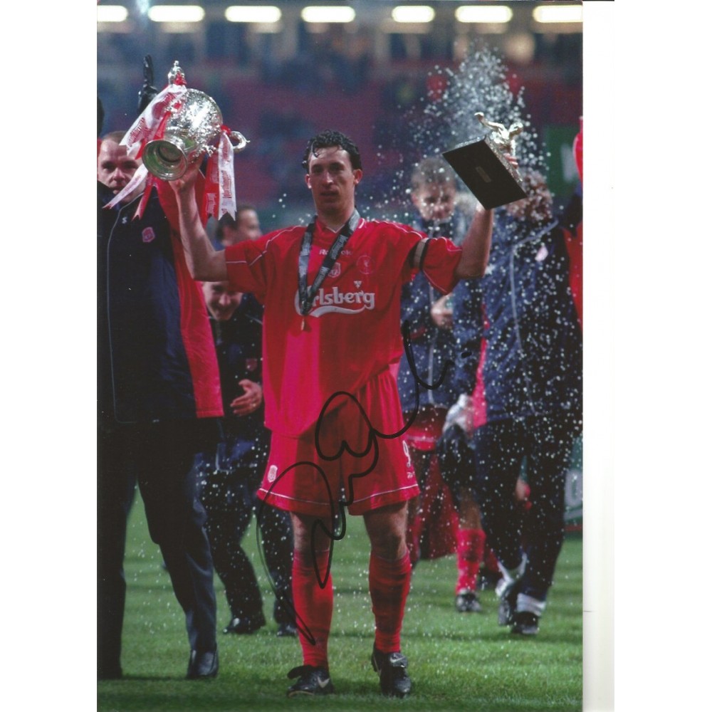 Robbie Fowler Liverpool Signed 10 x 8 inch football photo. Robbie Fowler Liverpool Signed 10 x 8 inch football photo.