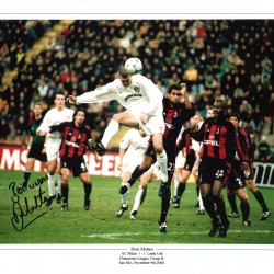 Dom Matteo San Siro Leeds United Signed 16 x 12 inch football photo. Dom Matteo San Siro Leeds United Signed 16 x 12 inch football photo.