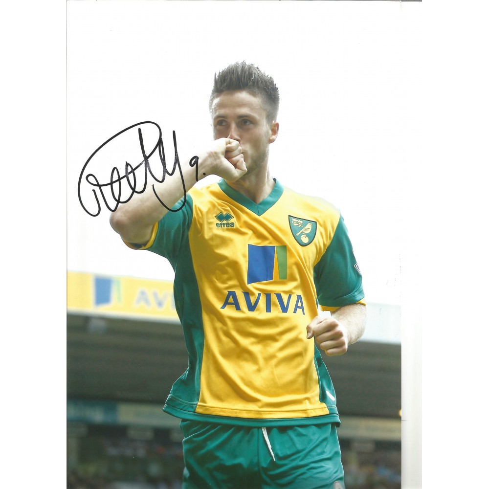 Ricky van Wolfswinke Norwich City Signed 10 x 8 inch football photo. Ricky van Wolfswinke Norwich City Signed 10 x 8 inch football photo.