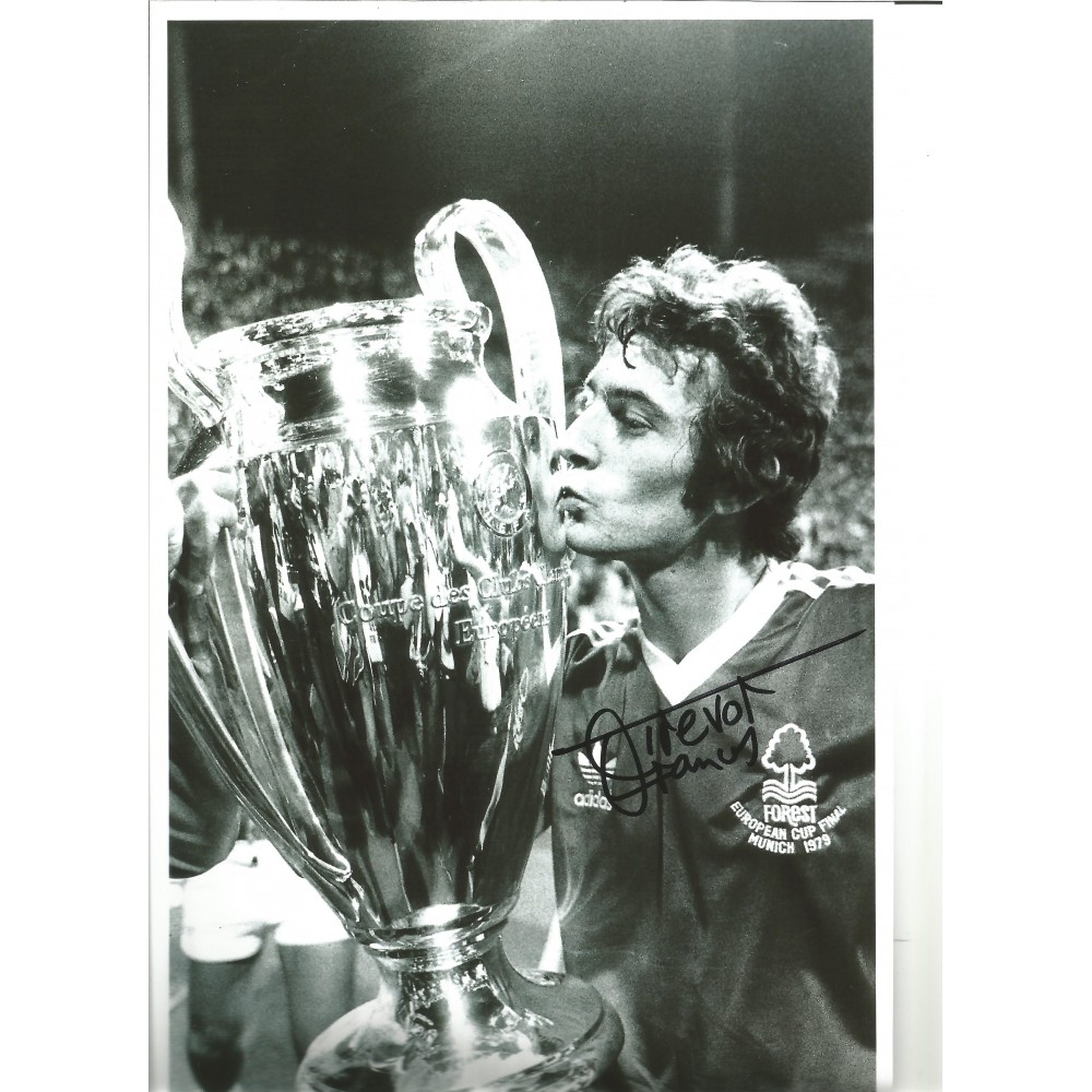 Trevor Francis Nottingham Forest Signed 12 x 8 inch football photo. Trevor Francis Nottingham Forest Signed 12 x 8 inch football photo.