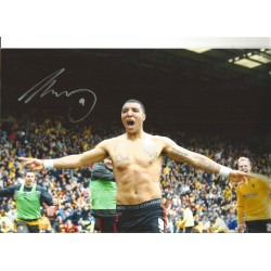 Troy Deeney Watford Signed 8x 12 inch Football Photo.