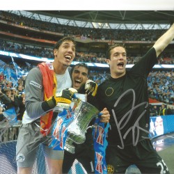 Jordi Gomez,Louis Robles and Roman Golobart Wigan Signed 12 x 8 inch football photo. Jordi Gomez,Louis Robles and Roman Golobart Wigan Signed 12 x 8 inch football photo.