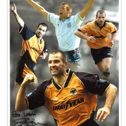 Steve Bull Wolves Signed 10 x 8 inch football photo. Steve Bull Wolves Signed 10 x 8 inch football photo.