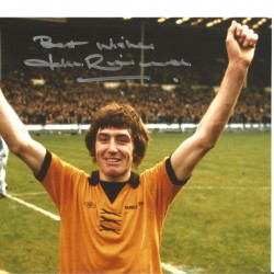 John Richards Wolves Signed 10 x 8 inch football photo. John Richards Wolves Signed 10 x 8 inch football photo.