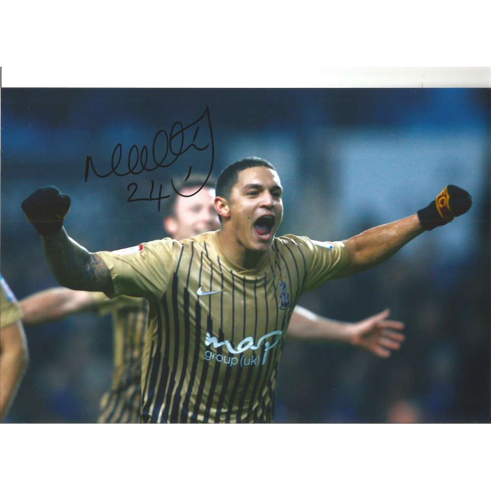 Nathan Doyle Bradford Signed 10 x 8 inch football photo. Nathan Doyle Bradford Signed 10 x 8 inch football photo.