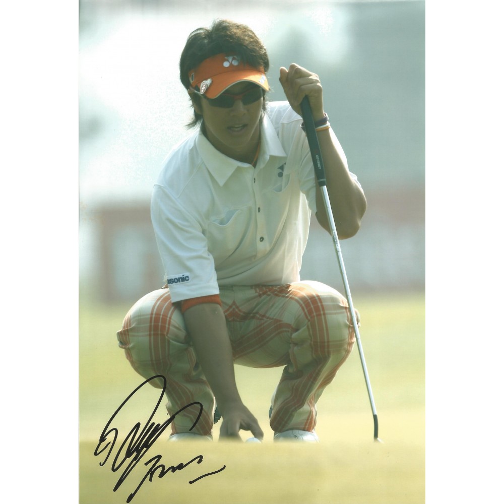 Ryo Ishikawa Signed 10 x 8 inch golf photo.
