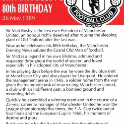Bryan Robson Signed Manchester Utd Matt Busby 80th Birthday Cover Series Envelope Bryan Robson Signed Manchester Utd Matt Busby 80th Birthday Cover Series Envelope