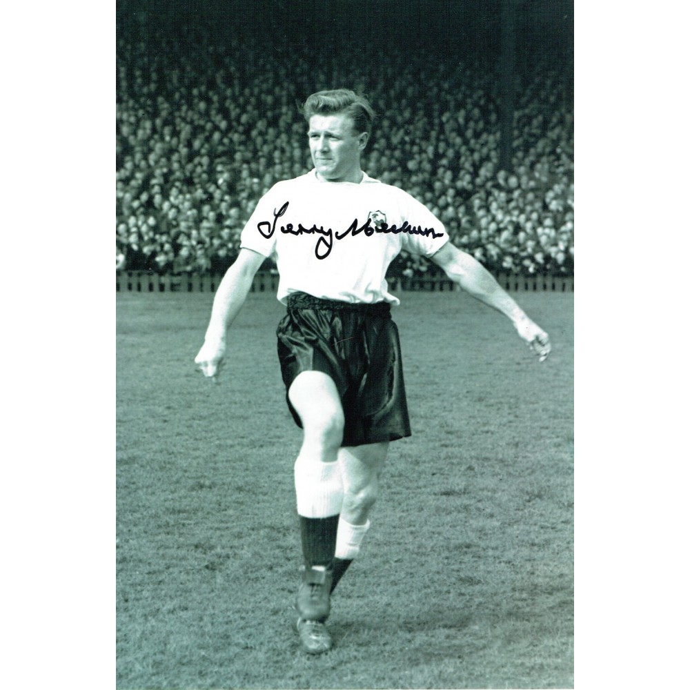 Terry Medwin Autograph Signed Tottenham Hotspur Black & White 8x12 Inch Spurs Photograph Terry Medwin Autograph Signed Tottenham Hotspur Black & White 8x12 Inch Spurs Photograph