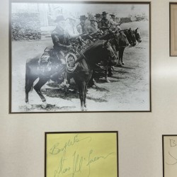 Magnificent Seven Signed Framed Presentation of Steve McQueen, Yul Brynner, Horst Buchholz, James Coburn, Brad Dexter & Robert Vaughn Magnificent Seven Signed Framed Presentation of Steve McQueen, Yul Brynner, Horst Buchholz, James Coburn, Brad Dexter & Robert Vaughn