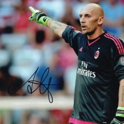 Christian Abbiati Autograph Signed 12x8 AC Milan Signed 12 x 8 inch football photo. Christian Abbiati Autograph Signed 12x8 AC Milan Signed 12 x 8 inch football photo.