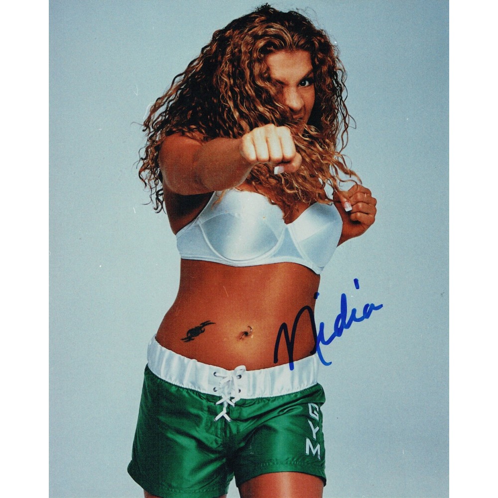Nidia Signed 8x10 Photo WWE Autographed Woman Wrestler Nidia Signed 8x10 Photo WWE Autographed Woman Wrestler