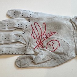 JOSE FILIPE LIMA PLAYERS SIGNED GAME WORN TITLEIST GOLF GLOVE FROM THE 2007 BMW OPEN
