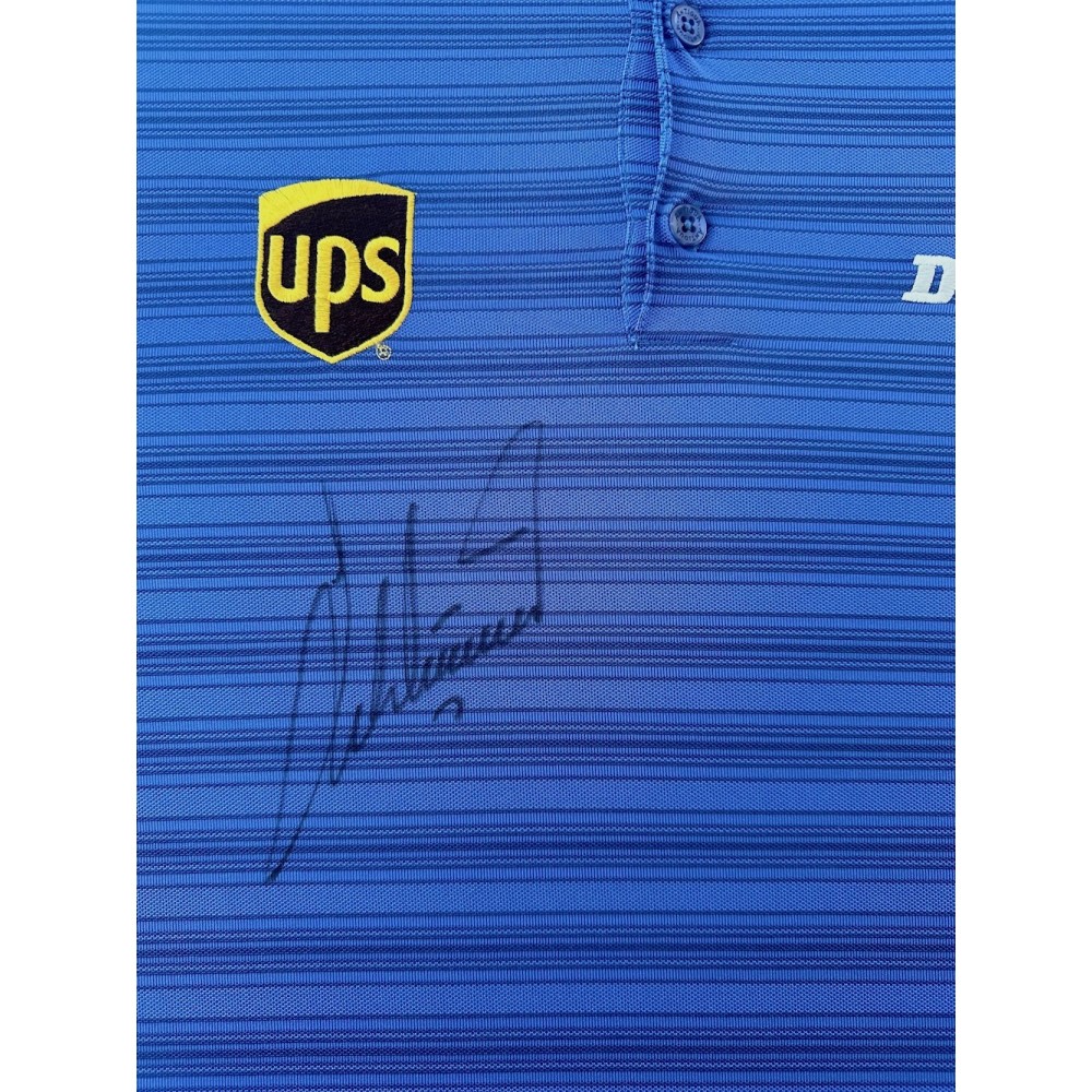 Lee Westwood Signed 2012 Masters Worn Golf Shirt Competition Prize Lee Westwood Signed 2012 Masters Worn Golf Shirt Competition Prize