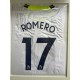Cristian Romero Autograph Signed Tottenham Hotspur Framed Football Shirt Cristian Romero Autograph Signed Tottenham Hotspur Framed Football Shirt