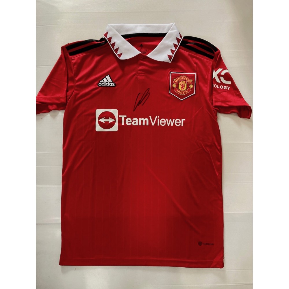 CHRISTIAN ERIKSEN SIGNED MANCHESTER UNITED REPLICA HOME SHIRT CHRISTIAN ERIKSEN SIGNED MANCHESTER UNITED REPLICA HOME SHIRT