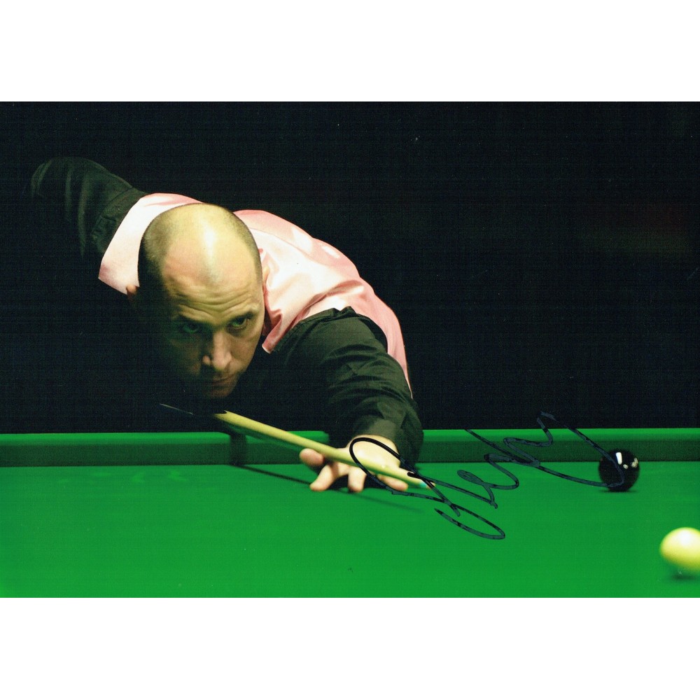 Snooker Player Joe Perry 12 x 8 inch Hand Signed Authentic Photo Snooker Player Joe Perry 12 x 8 inch Hand Signed Authentic Photo