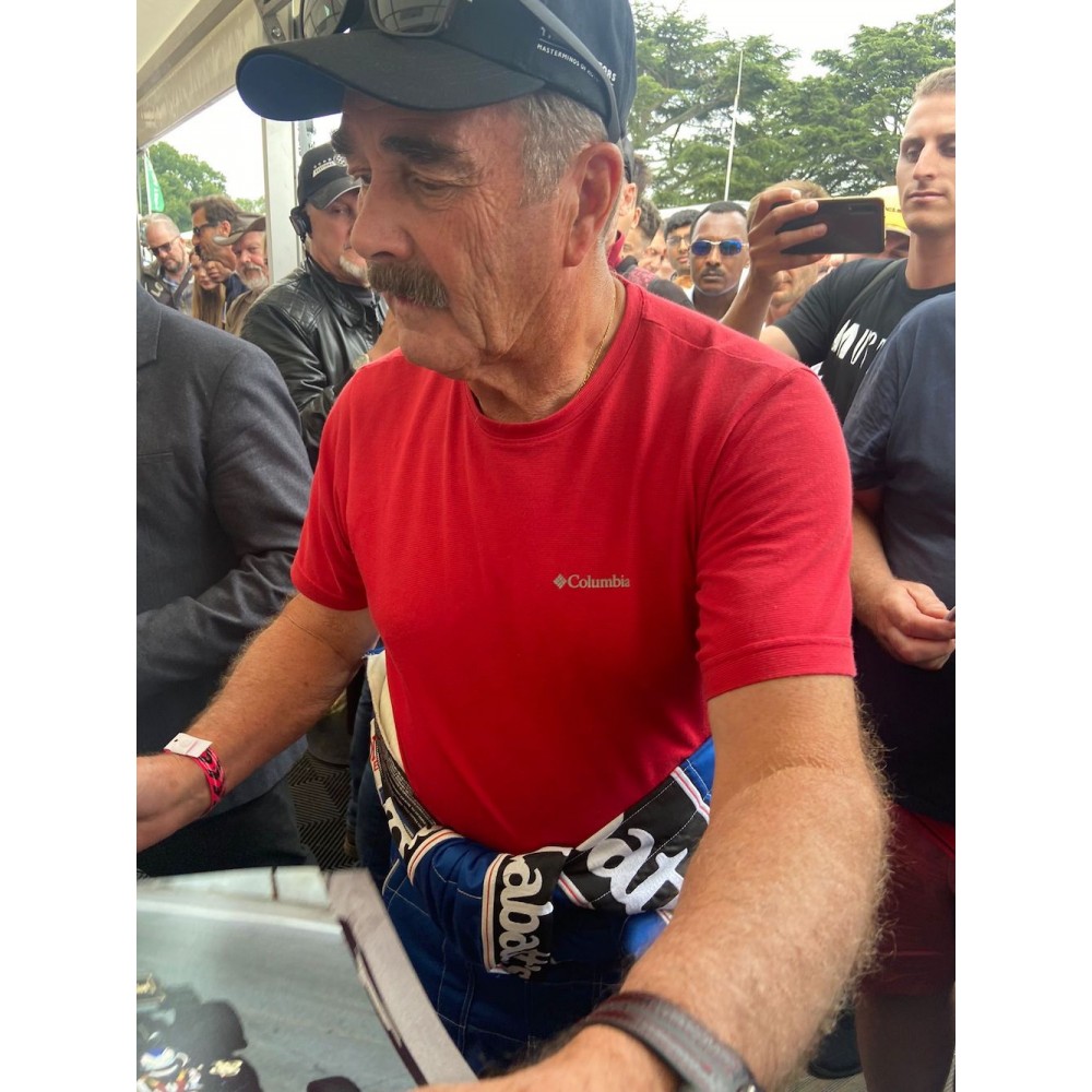 Nigel Mansell Signed Pirelli Motor Racing Cap Nigel Mansell Signed Pirelli Motor Racing Cap