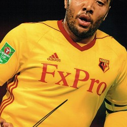 Troy Deeney Watford Signed 8x 12 inch Football Photo. Troy Deeney Watford Signed 8x 12 inch Football Photo.