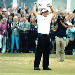 Phil Mickelson Signed 11x13 Inch Open Golf Photograph Phil Mickelson Signed 11x13 Inch Open Golf Photograph