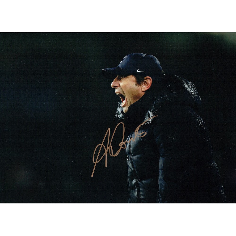 Antonio Conte Signed 16x12 Tottenham Hotspur Manager Football Spurs Photograph Antonio Conte Signed 16x12 Tottenham Hotspur Manager Football Spurs Photograph