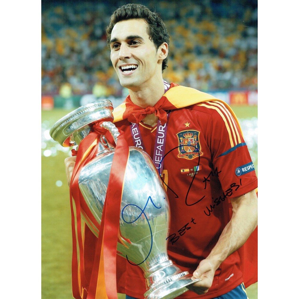 Alvaro Arbeloa Signed 16x12 Photo Spain Winning UEFA EURO 2012 Final Alvaro Arbeloa Signed 16x12 Photo Spain Winning UEFA EURO 2012 Final
