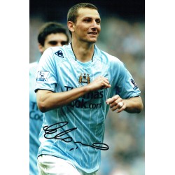Elano Autograph Signed Manchester City 12 x 8 inch Football Photograph