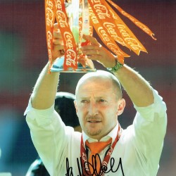 Blackpool Ian Holloway Signed 8x12 Football Photograph Blackpool Ian Holloway Signed 8x12 Football Photograph
