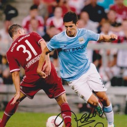 Stevan Jovetic Signed 8x12 Manchester City Photograph Stevan Jovetic Signed 8x12 Manchester City Photograph