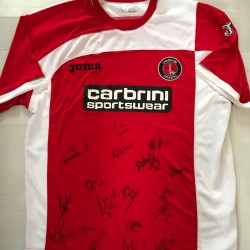 Charlton Athletic Squad Signed 2008 2009 Home Shirt Signed By 16 Players Charlton Athletic Squad Signed 2008 2009 Home Shirt Signed By 16 Players