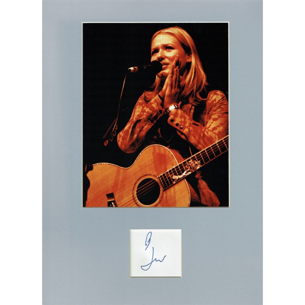 Jewel Kilcher Signed Album Page Mounted With Photo 16x12 Inch Music Display Jewel Kilcher Signed Album Page Mounted With Photo 16x12 Inch Music Display