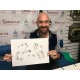 Boxing Tyson Fury Original Signed 16x12 Inch Limited Edition Actual Ink Hand Prints 
