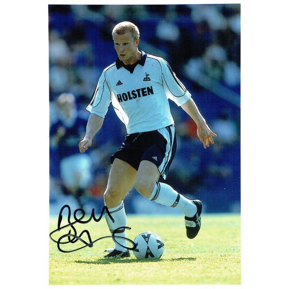 Ben Thatcher Signed Tottenham Hotspur 8x10 Inch Hand Signed Authentic Spurs Football Photograph Ben Thatcher Signed Tottenham Hotspur 8x10 Inch Hand Signed Authentic Spurs Football Photograph