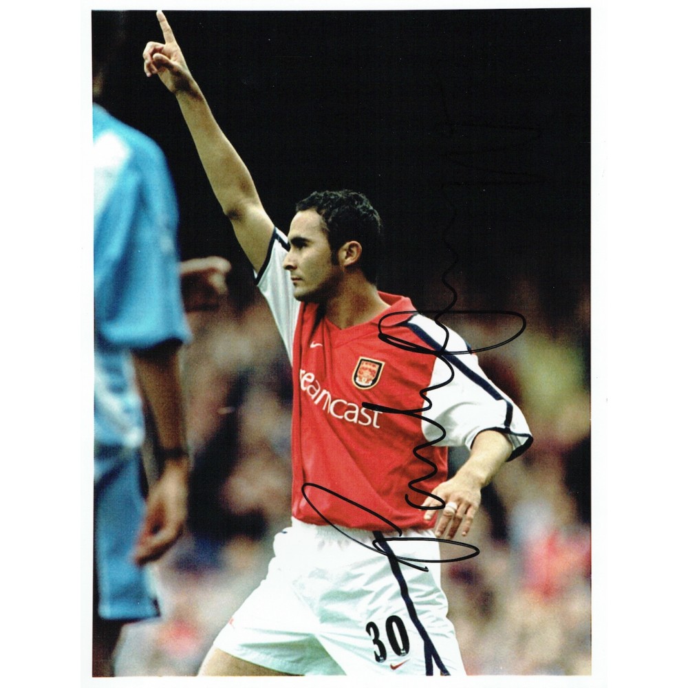 Paolo Vernazza Signed Arsenal 8x10 Inch Football Photograph Paolo Vernazza Signed Arsenal 8x10 Inch Football Photograph