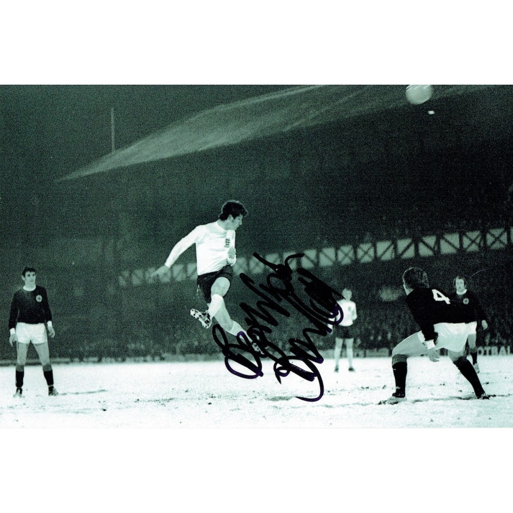 Brian Kidd Autograph Signed England 8x12 Football Photograph Brian Kidd Autograph Signed England 8x12 Football Photograph