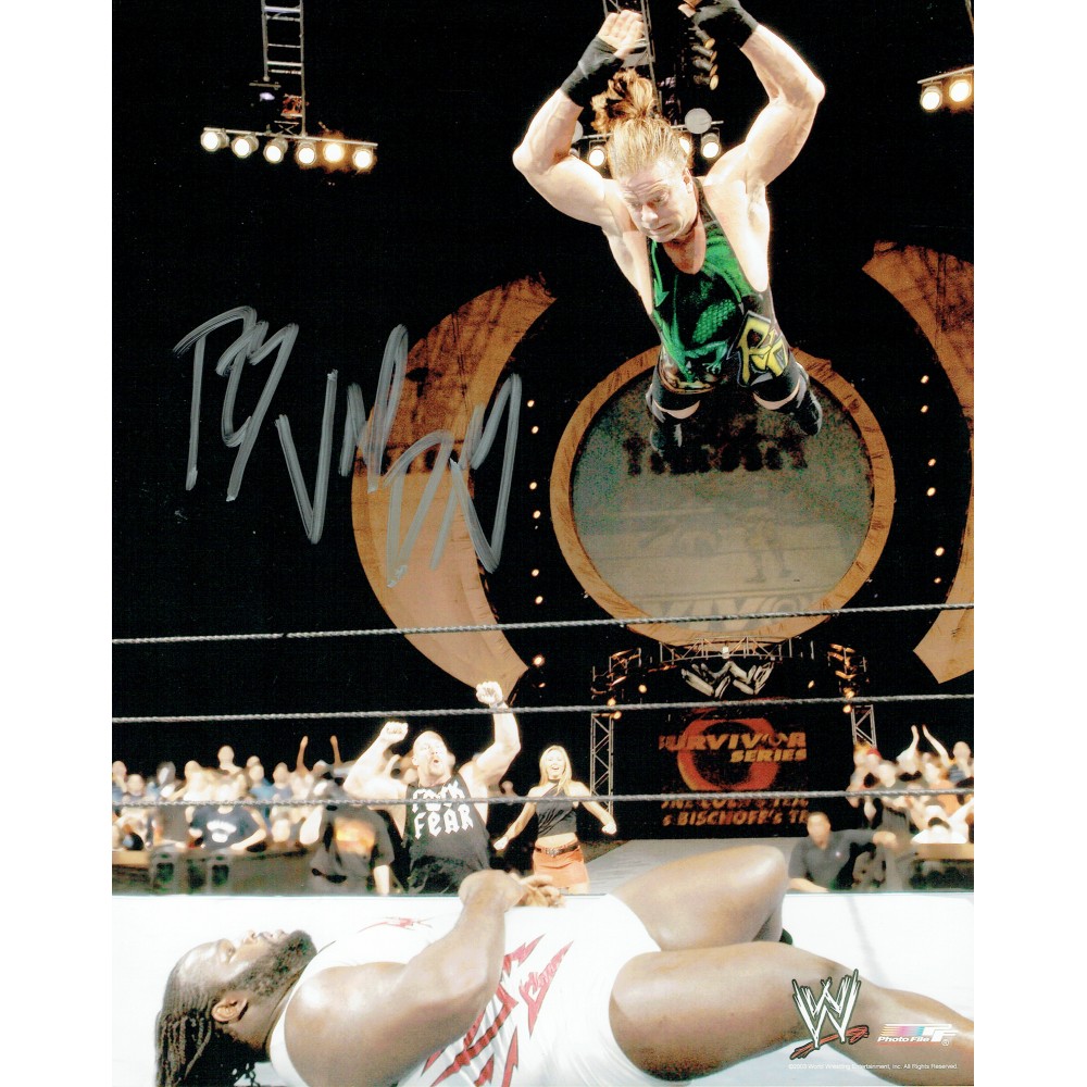 Rob Van Dam Autograph Signed 8x10 WWE Wrestling Photograph Rob Van Dam Autograph Signed 8x10 WWE Wrestling Photograph