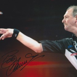 Bob Anderson Autograph Signed 8x12 Darts Photograph Bob Anderson Autograph Signed 8x12 Darts Photograph