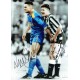 Vinnie Jones and Paul Gascoigne Dual Signed 16x12 Ball Squeeze Football Photograph Vinnie Jones and Paul Gascoigne Dual Signed 16x12 Ball Squeeze Football Photograph