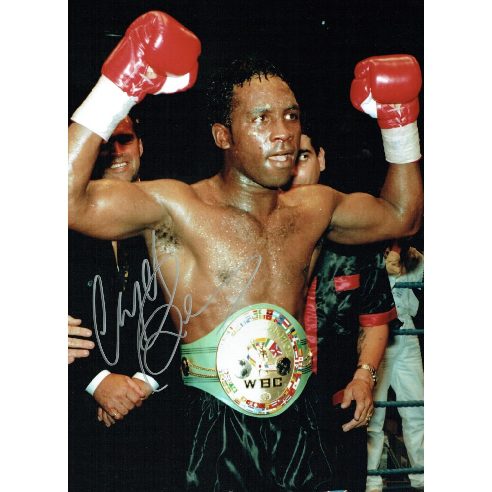 Nigel Benn Signed 12x16 Awesome Boxing Photograph (At a private signing) Nigel Benn Signed 12x16 Awesome Boxing Photograph (At a private signing)
