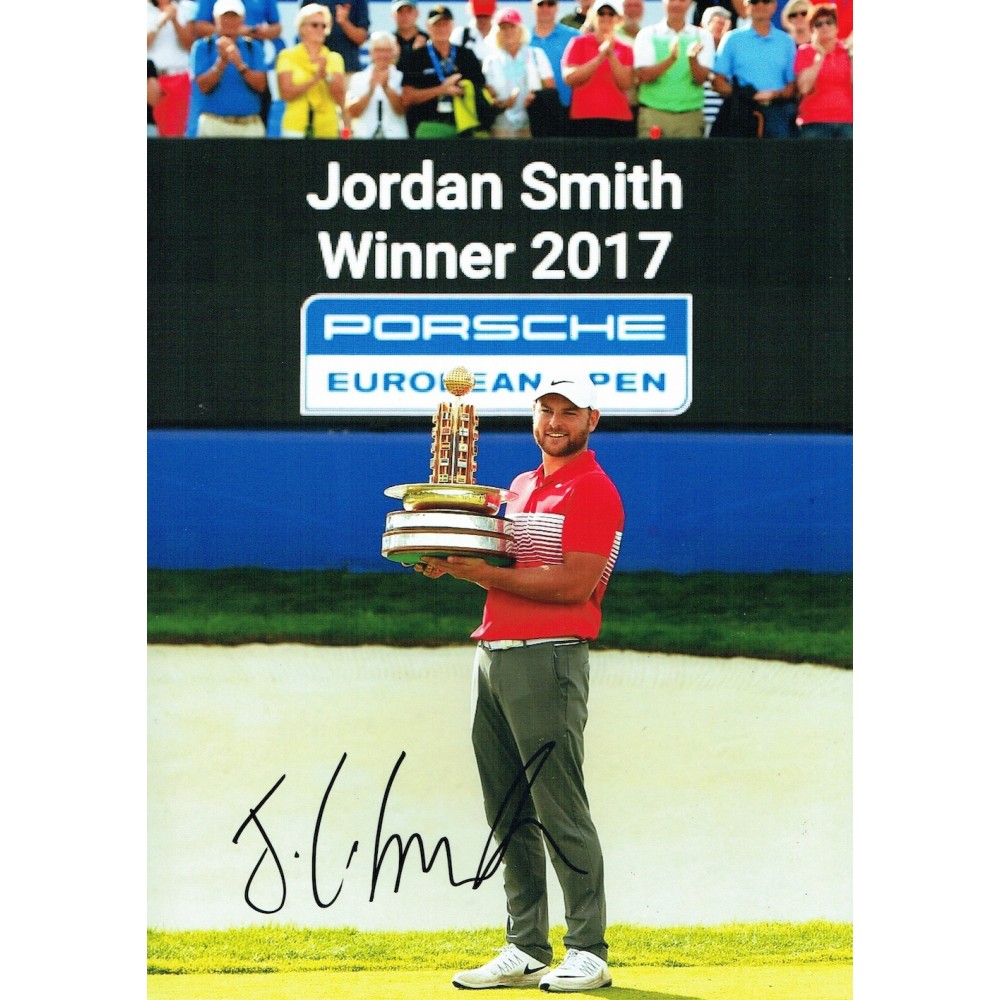 Jordan Smith Signed 12 x 8 inch Golf Photograph Jordan Smith Signed 12 x 8 inch Golf Photograph