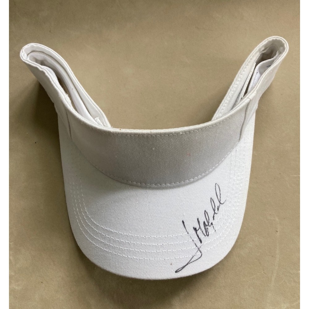 Jose Maria Olazabal Signed Golf Visor Jose Maria Olazabal Signed Golf Visor