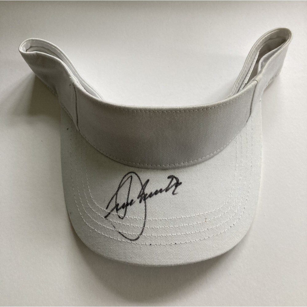 Golf Legend Seve Ballesteros Signed Golf Visor Golf Legend Seve Ballesteros Signed Golf Visor