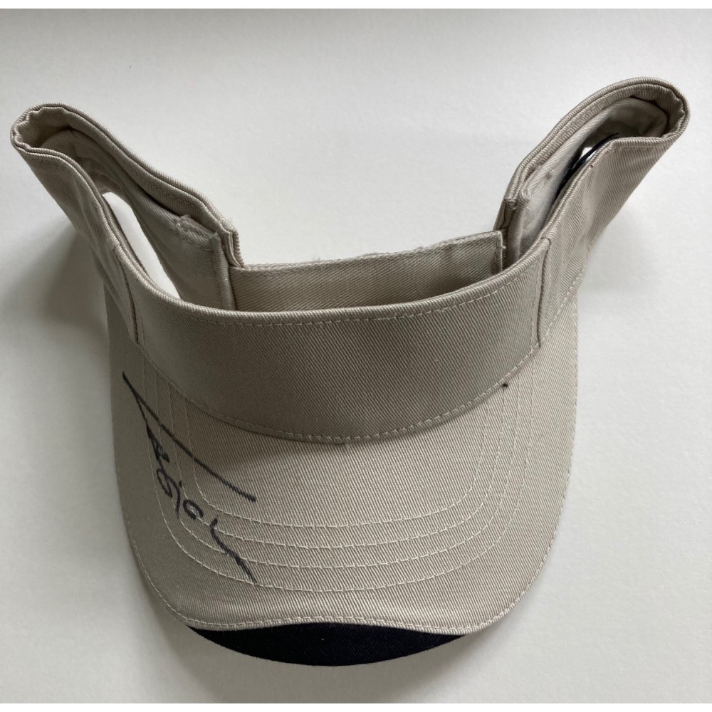 Thomas Bjorn Signed White Golf Visor Thomas Bjorn Signed White Golf Visor