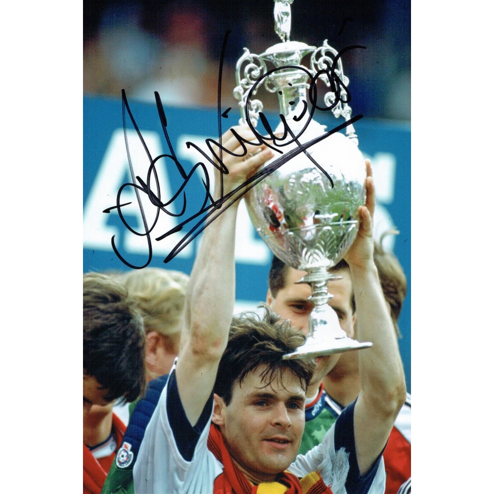 Anders Limpar Signed Autograph 12x8 Inch Arsenal Cup Victory Football Photograph Anders Limpar Signed Autograph 12x8 Inch Arsenal Cup Victory Football Photograph