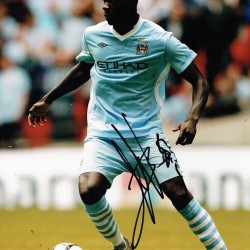Mario Balotelli Signed Manchester City Photograph Mario Balotelli Signed Manchester City Photograph
