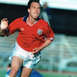 David Platt Autograph Signed England 12x16 Football Photograph David Platt Autograph Signed England 12x16 Football Photograph