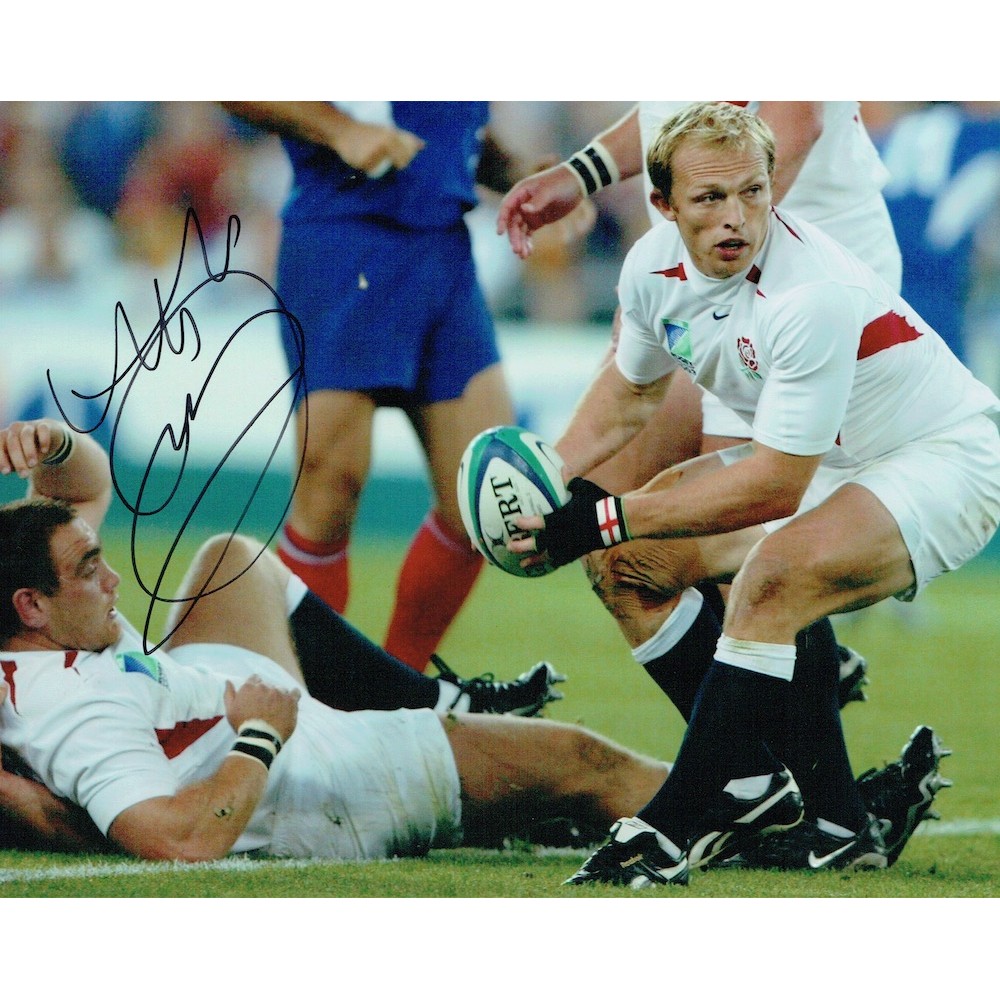 Matt Dawson Signed 8x12 England Rugby Photograph Matt Dawson Signed 8x12 England Rugby Photograph