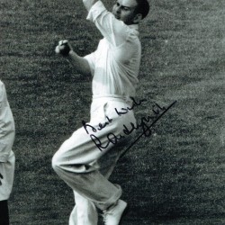 Cricket Ray Illingworth 12x8 Signed B/W Photograph Cricket Ray Illingworth 12x8 Signed B/W Photograph