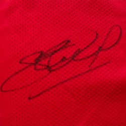 Steven Gerrard Signed Liverpool Short Sleeve Replica Football Shirt